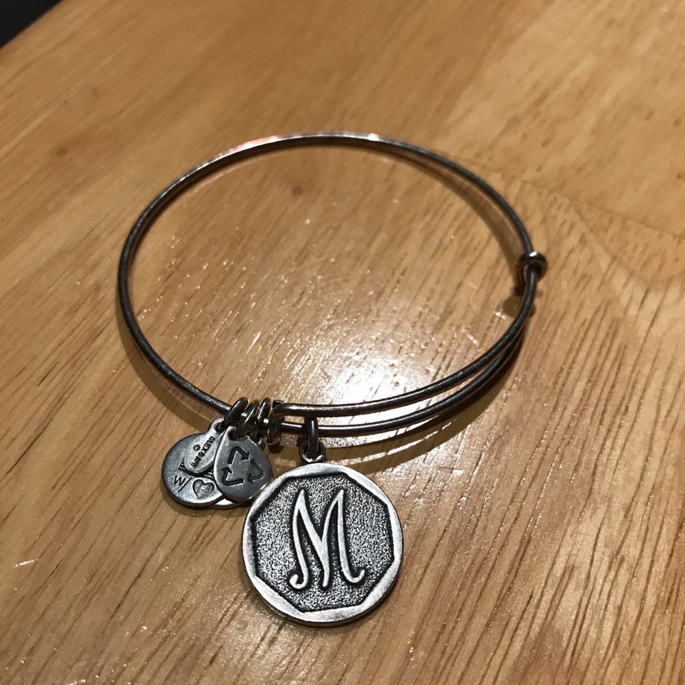 Alex and Ani ‘M’ monogram bangle